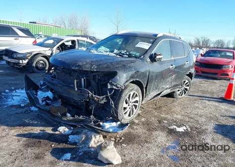 2015 Nissan Rogue Sl из США, поврежденный, VIN 5N1AT2MVXFC844160